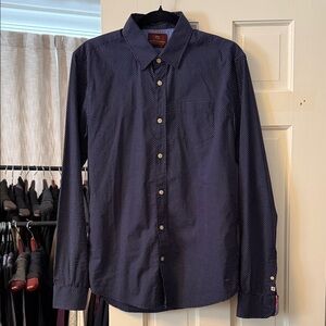 Scotch & Soda Dark Blue Patterned Shirt